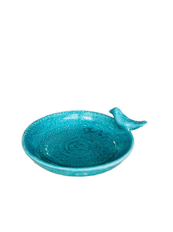Hala Small Bird Bath Turquoise