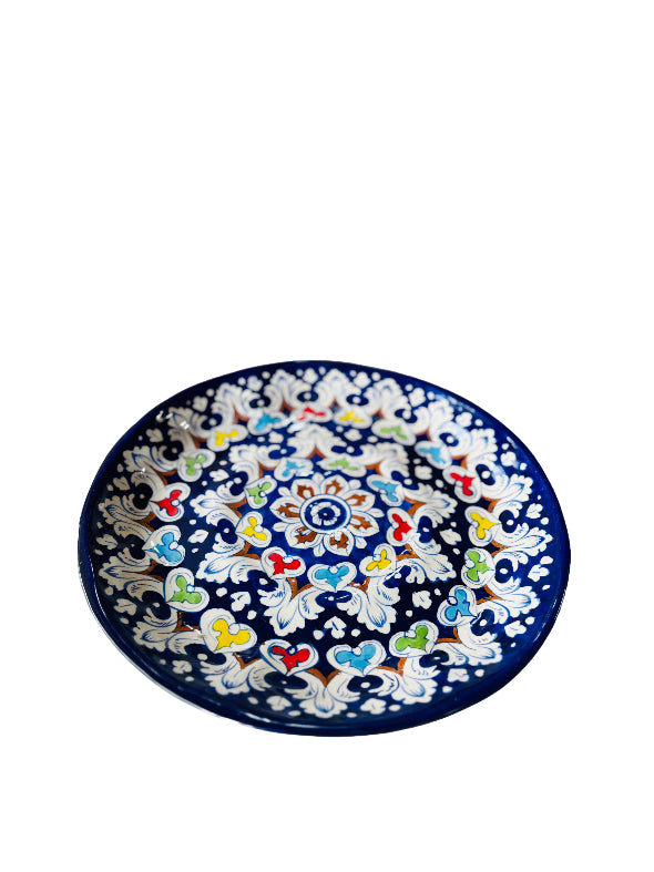 Multan Multi-Coloured Lotus Round Platter