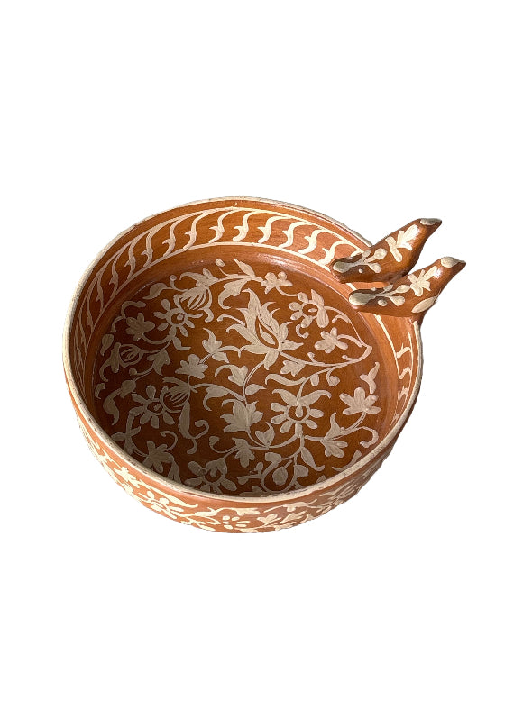 Hala Terracotta Two Birds Bowl