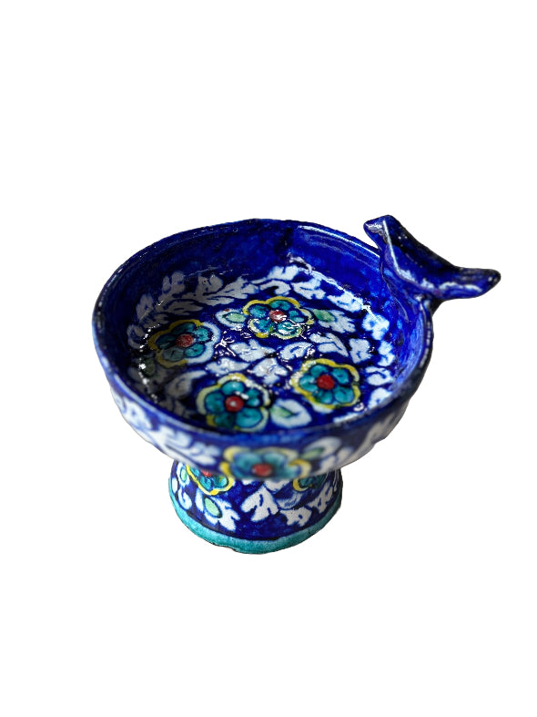 Hala Candle Holder Blue