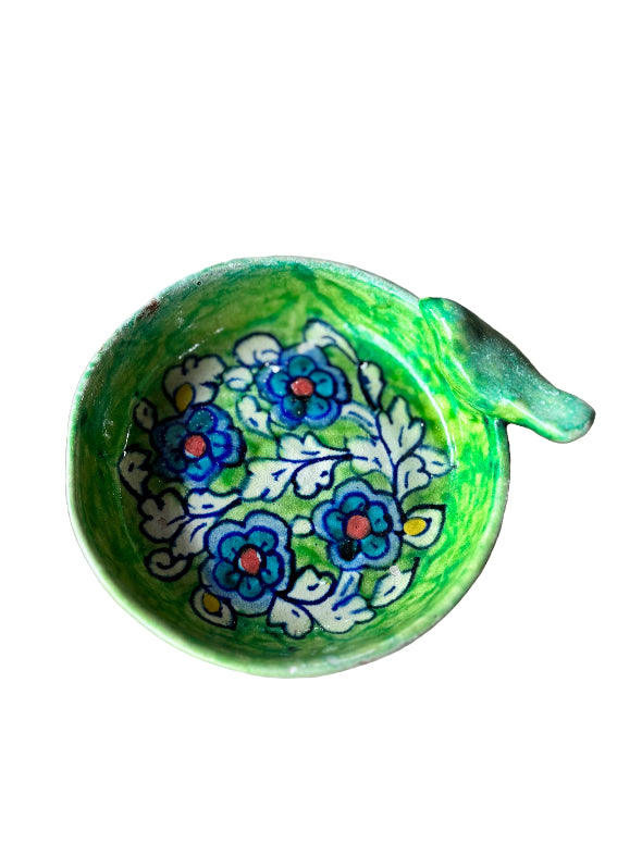 Hala Candle Holder Green