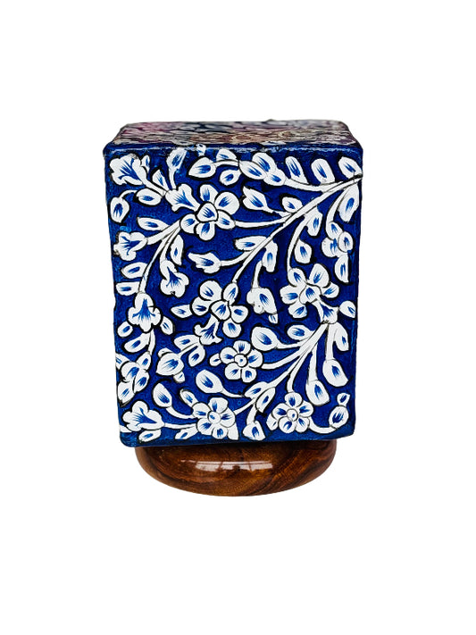 Multan Camel Skin Lamp Blue