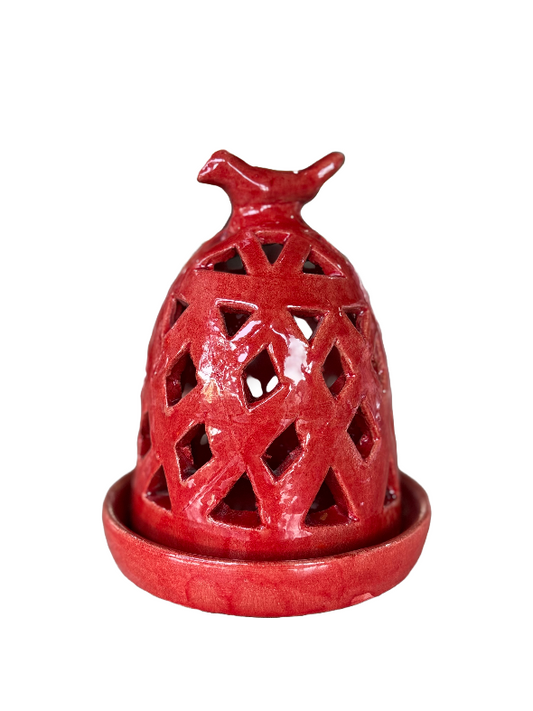 Hala Candle holder with cover