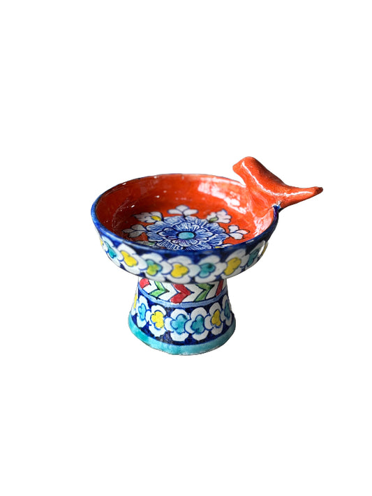 Hala Candle Holder Orange