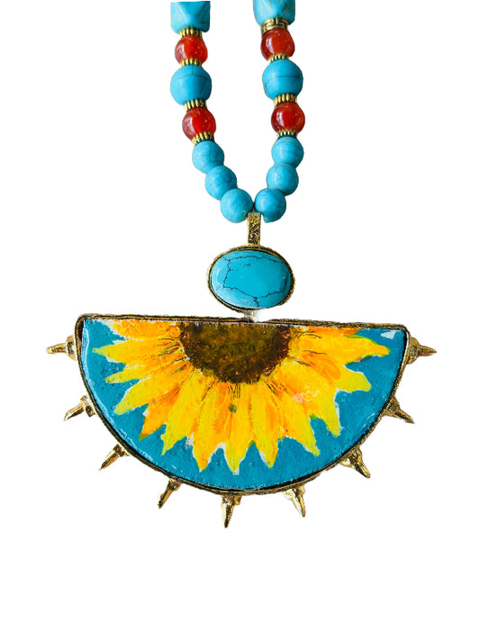 Sunflower Necklace