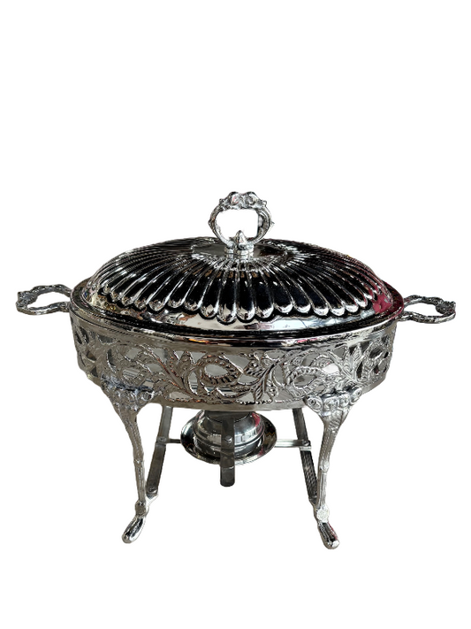 Tableware Oval Scalloped Chafing Dish