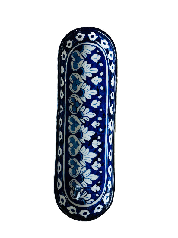 Multan Long Kabab Platter Blue & White