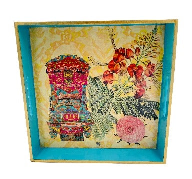 Truck Gulmohar Gold Rim Tray