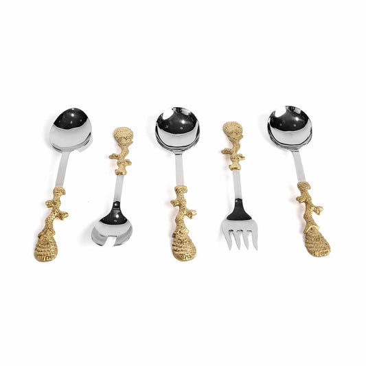 Coral Cutlery Set- 5 pieces