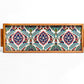 Palestinian Trays 3 Tiled Turquoise