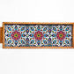 Palestinian Trays 3 Tiled Blue, Red & Yellow