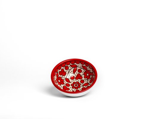 Palestinian Dip Bowl Red