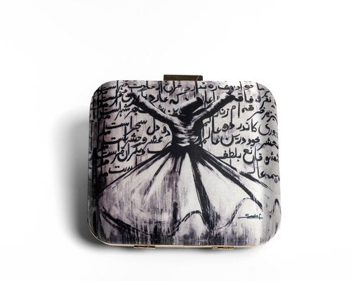 Black & White Rumi Clutch