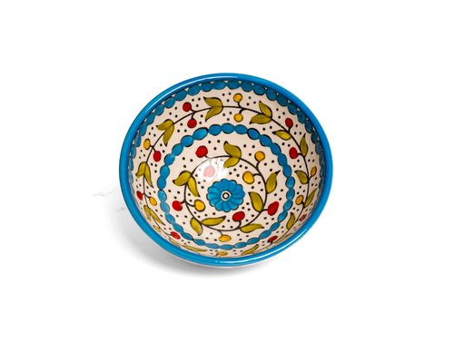 Palestinian Dessert Bowl Turquoise