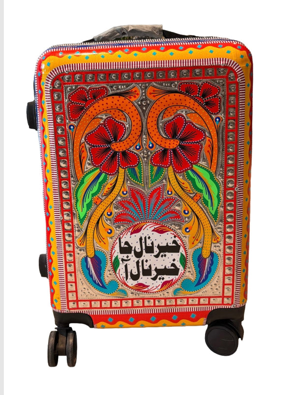 Truck Art Trolly Bag Multicoloured