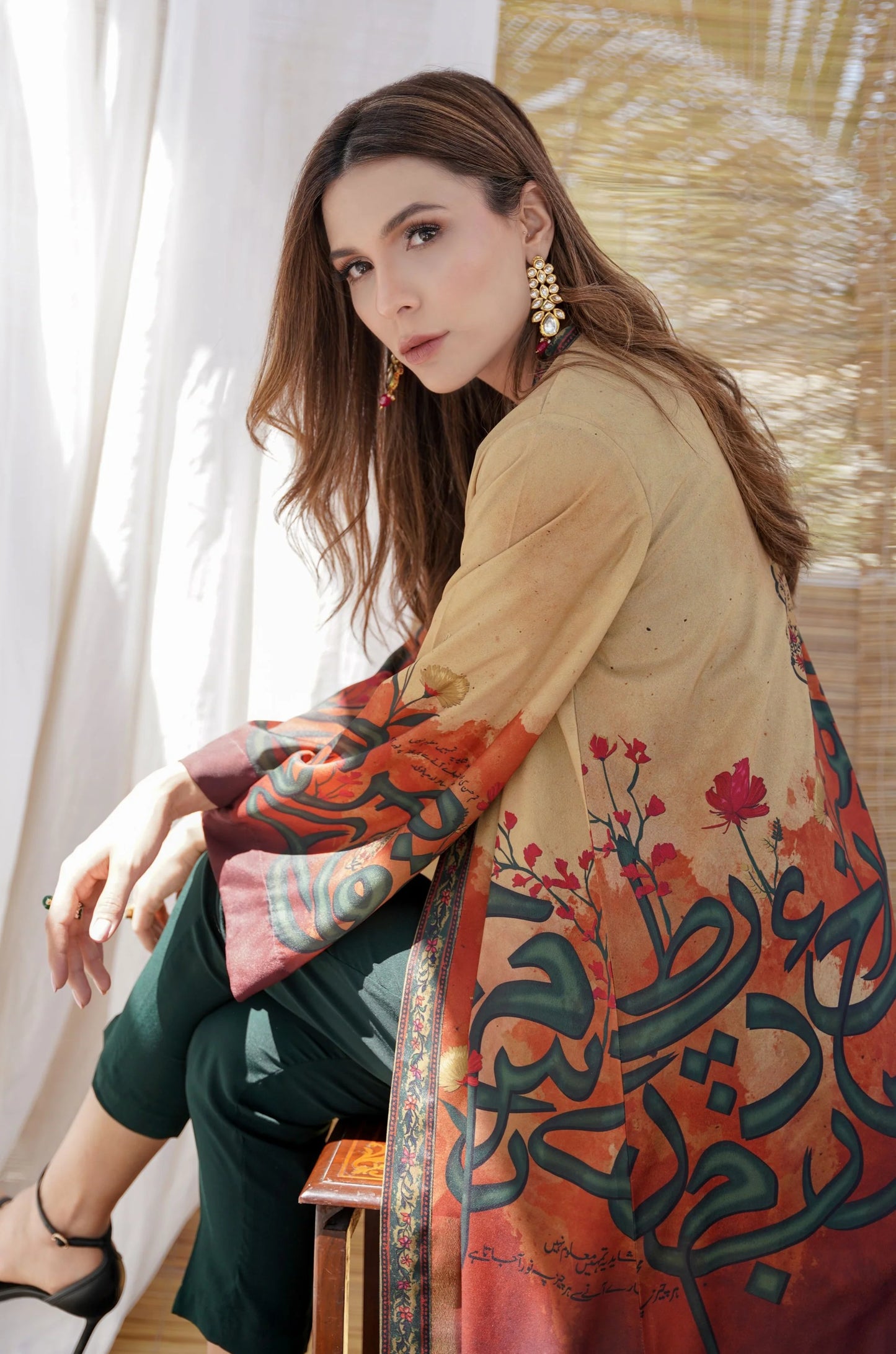 Noor (Light Of Grace) - Shades of Sunset Long Shrug