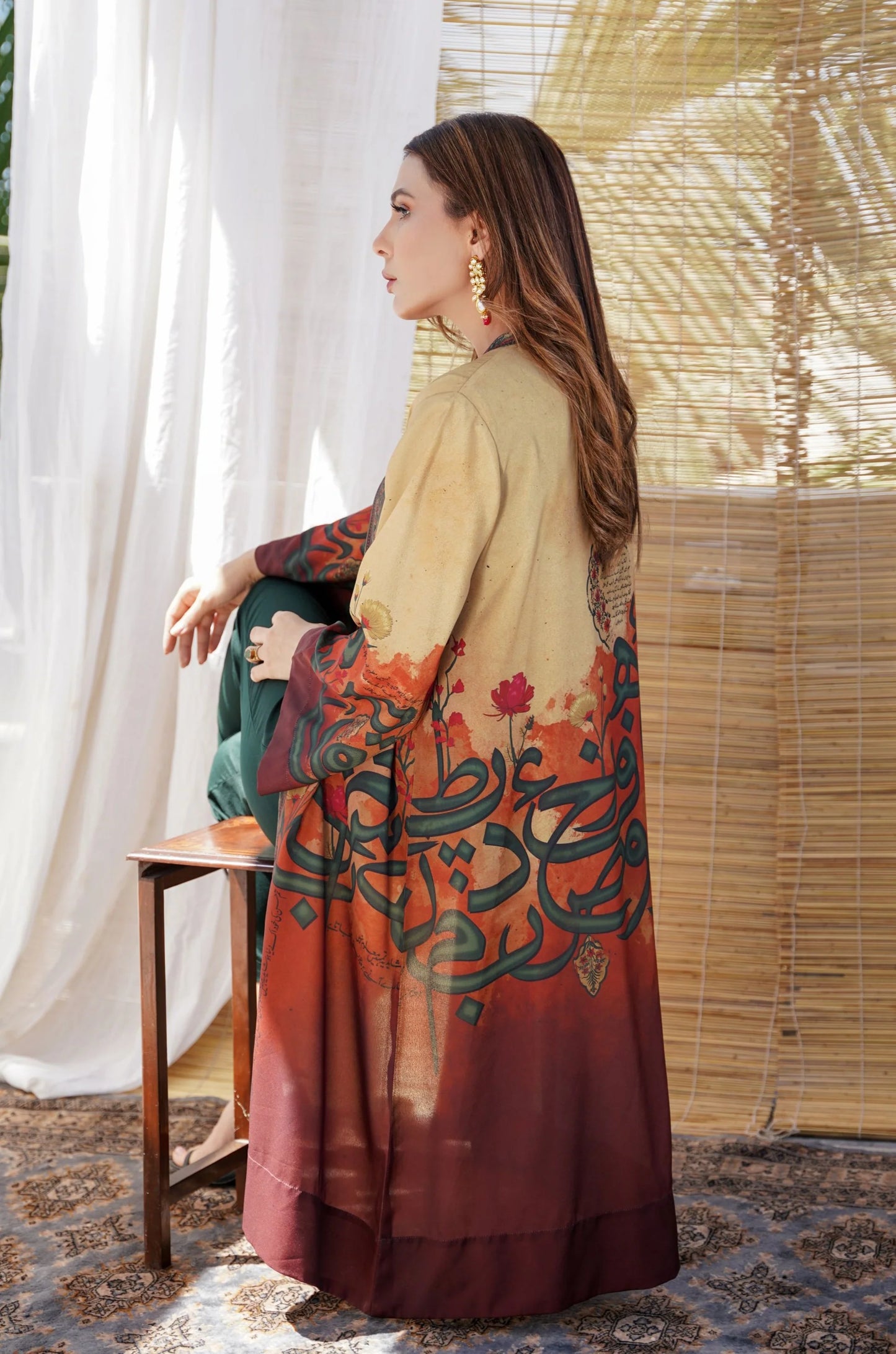 Noor (Light Of Grace) - Shades of Sunset Long Shrug