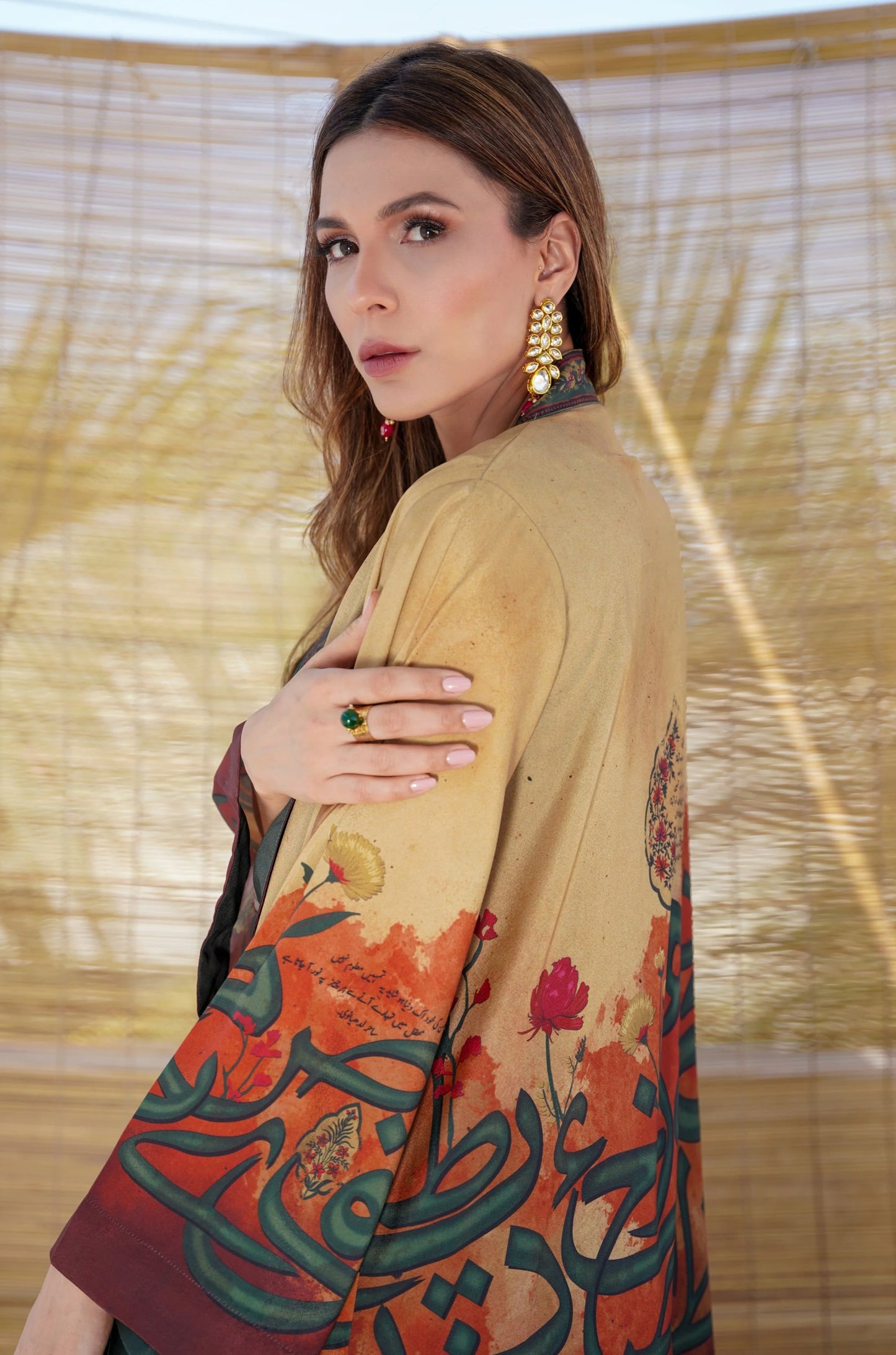 Noor (Light Of Grace) - Shades of Sunset Long Shrug