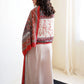 Talaash (Search) - Beige & Red Odhni