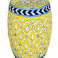 Hala Stool Yellow/White