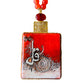 Noushina Red Qul Beaded Necklace