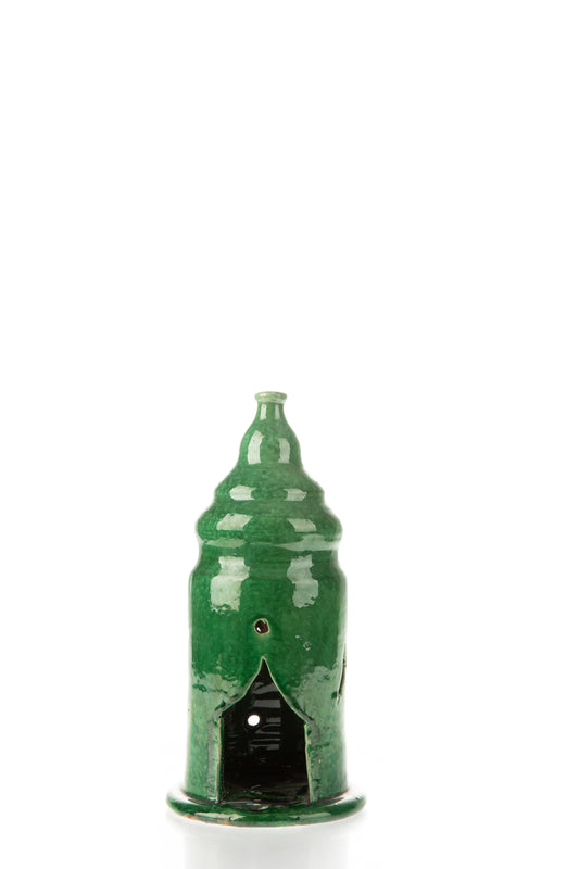 Hala Pottery Lantern Green