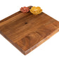 Flowers "Squared" Wooden Platter