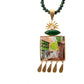 Lahore Scene with Green String Necklace