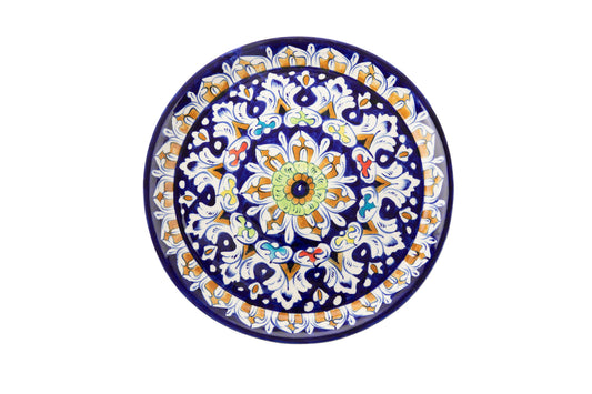 Multan Multi-Coloured Lotus Round Platter