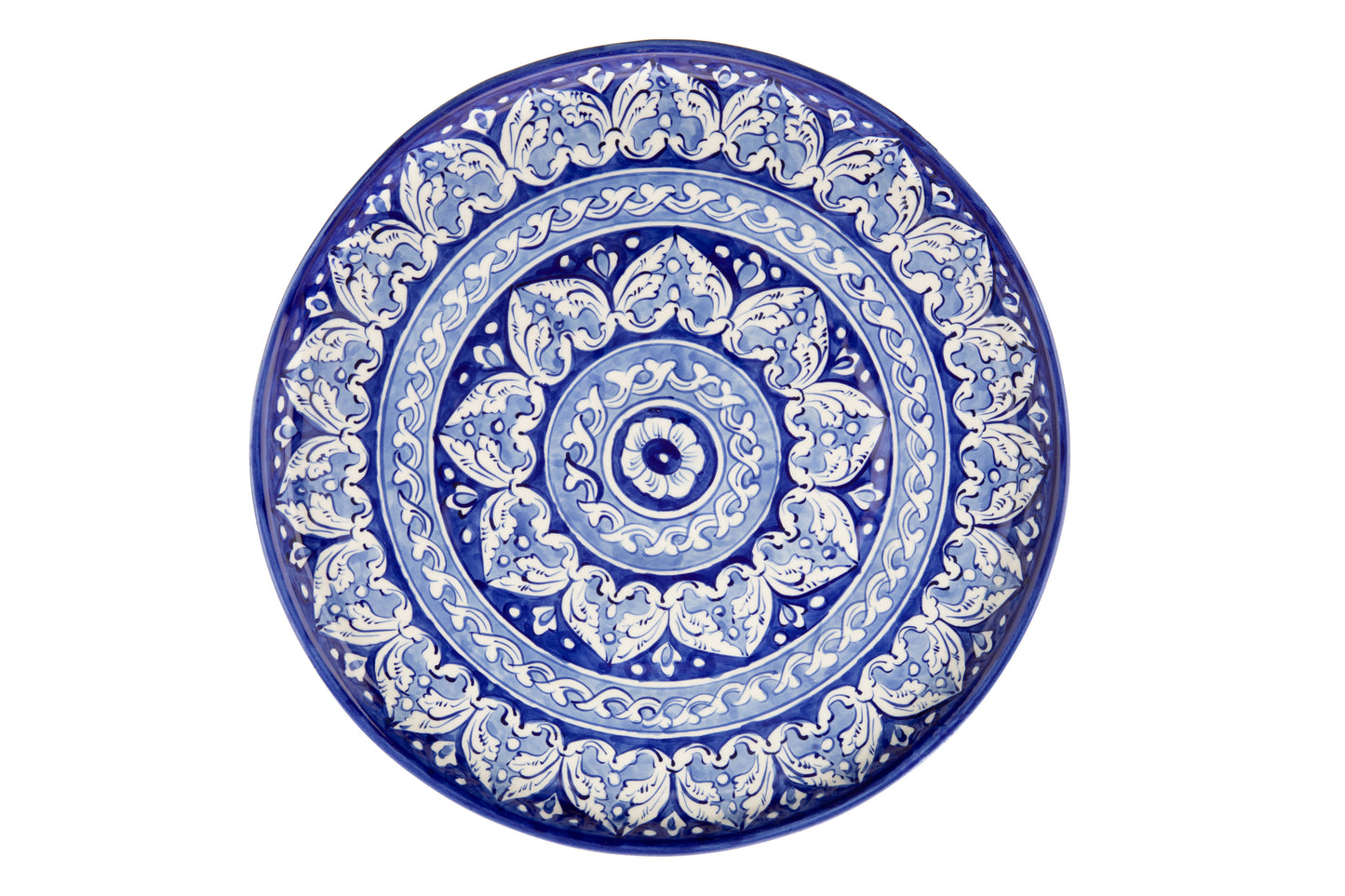 Multan Arabesque Flower Round Platter