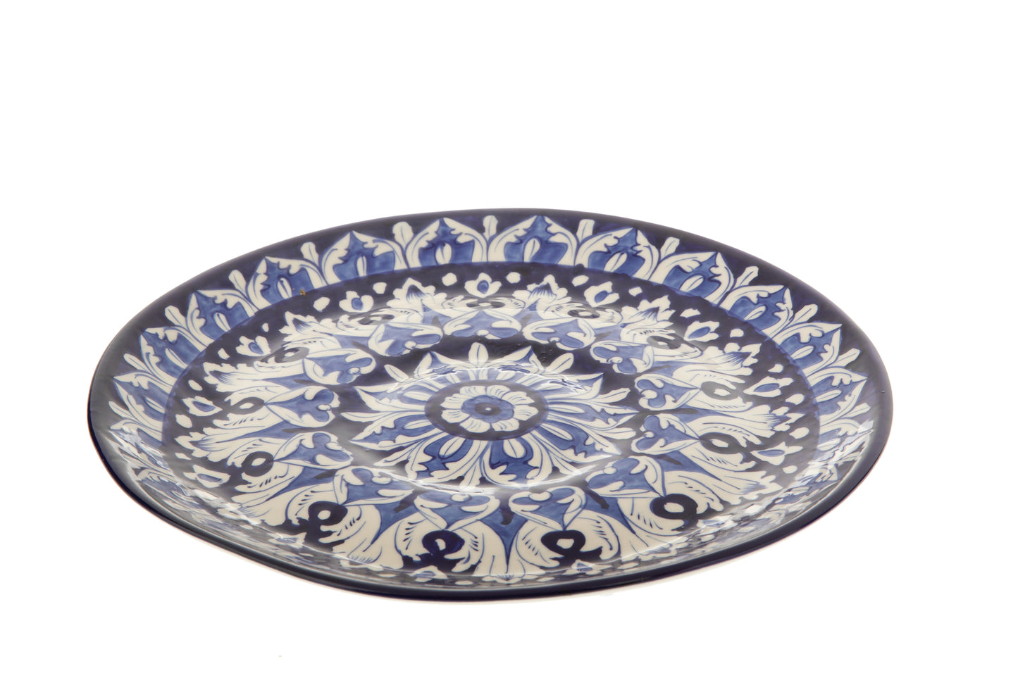 Multan Blue Royale Round Platter