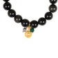 Black Onyx beads with Mirror Kundan Centerpiece Bracelet